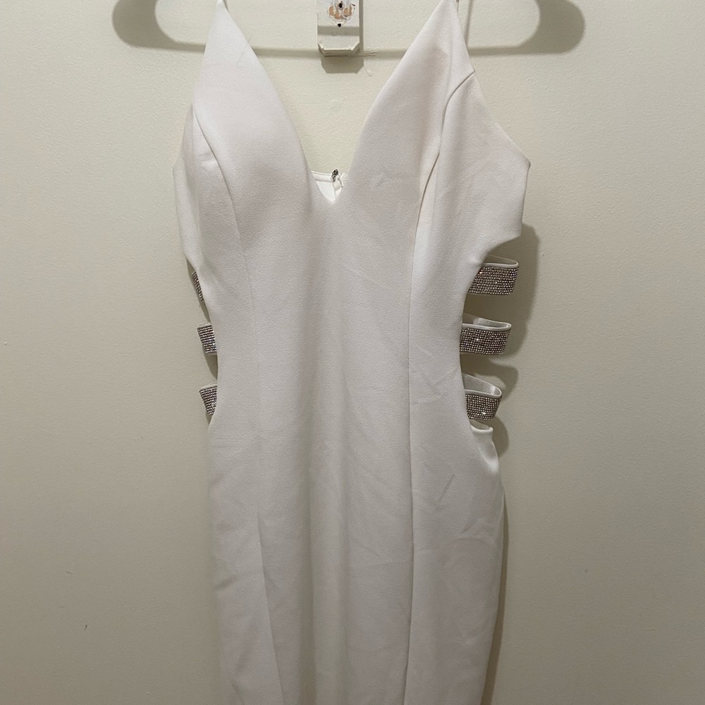 White medium classic mini Windsor dress